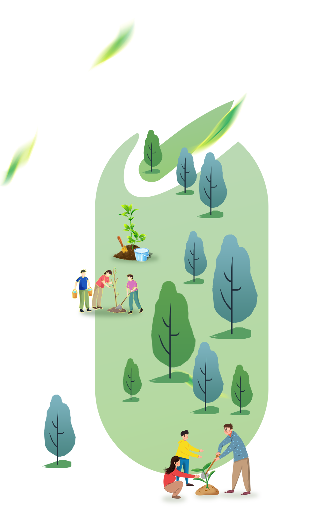 地产植树节卡通海报1.png